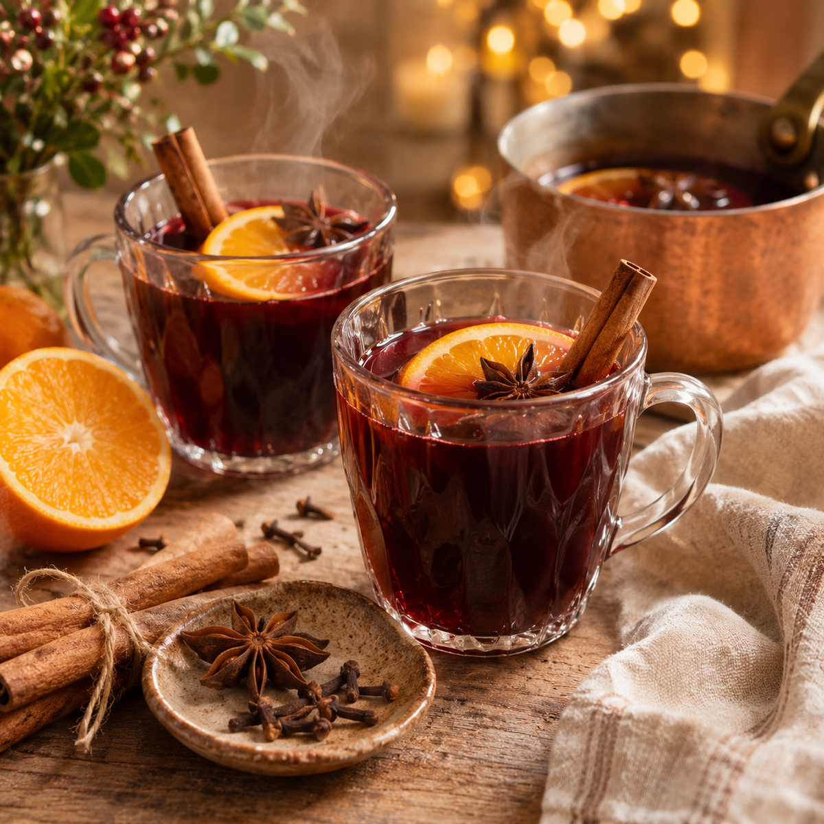Vin chaud maison aux épices : la recette facile